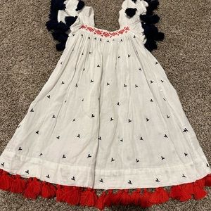 Mer St. Barth tassel dress, size 4.